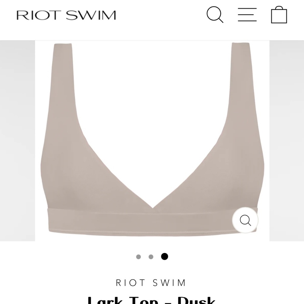 Riot swim - lark top